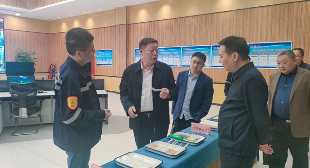 宜昌市國資委黨委書記、主任黃智華到降解新材料公司調研指導工作(圖1)
